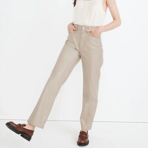 Madewell faux leather pants